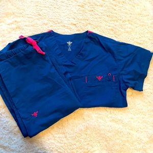 Blue Medical scrubs